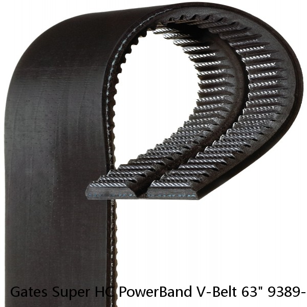 Gates Super HC PowerBand V-Belt 63" 9389-3063 3/5VX630