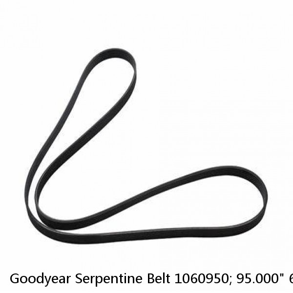 Goodyear Serpentine Belt 1060950; 95.000" 6-Rib Multi V-Belt EPDM (Fits: Audi) #1 small image