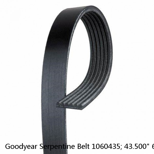 Goodyear Serpentine Belt 1060435; 43.500" 6-Rib Multi V-Belt EPDM (Fits: Audi) #1 small image
