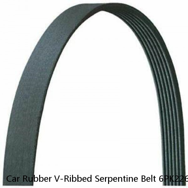 Car Rubber V-Ribbed Serpentine Belt 6PK2260 0019938696 for Porsche 911 2004-2005 #1 small image