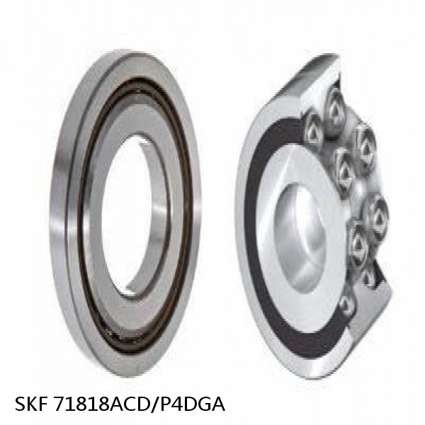71818ACD/P4DGA SKF Super Precision,Super Precision Bearings,Super Precision Angular Contact,71800 Series,25 Degree Contact Angle #1 image