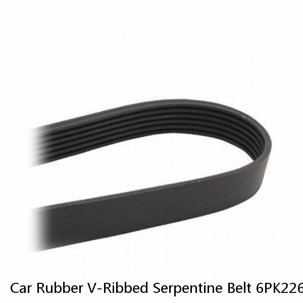 Car Rubber V-Ribbed Serpentine Belt 6PK2260 0019938696 for Porsche 911 2004-2005 (Fits: Audi) #1 image